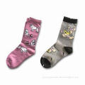 Fashionable Children's/Kids' Cotton Socks with Different Sizes, Patterns and Colors Available